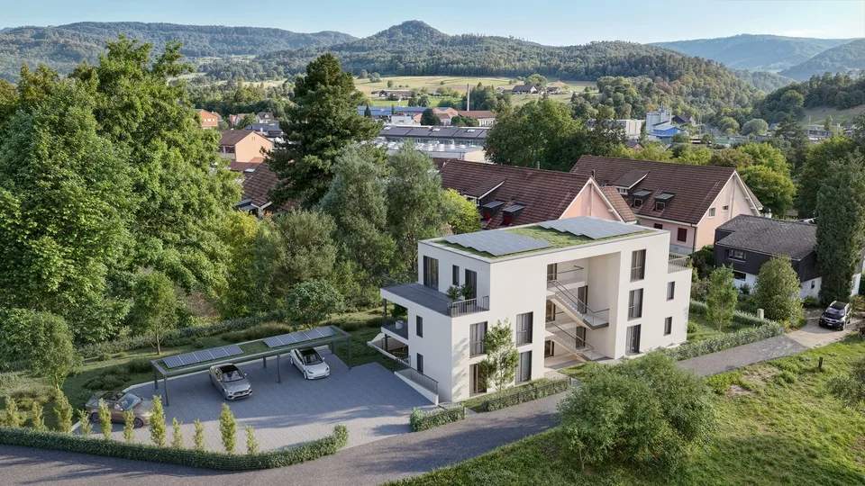 4.5-Zimmer-Attikawohnung mit Dachterrasse im Minergie-P-Neubau Laufental 40 – Foto 2 von 10