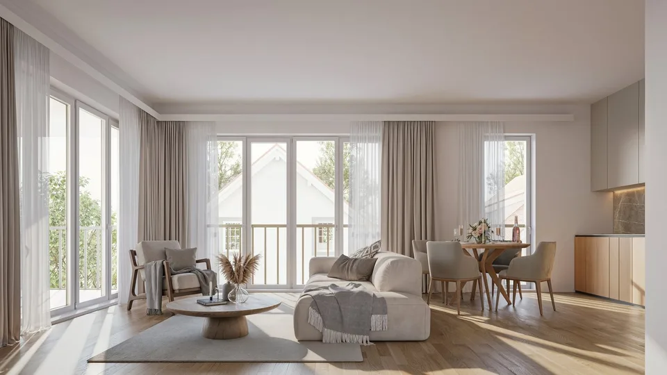 4.5-Zimmer-Attikawohnung mit Dachterrasse im Minergie-P-Neubau Laufental 40 – Foto 3 von 10