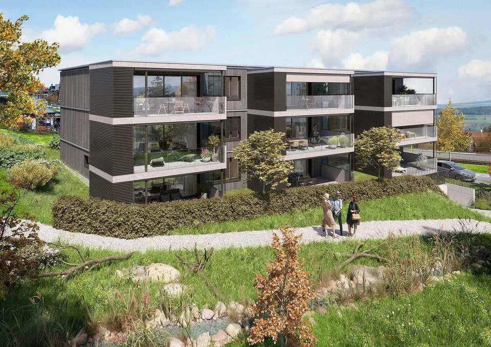 Appartement neuf de 4,5 pièces à emplacement central à Beinwil am See – photo 4 sur 5