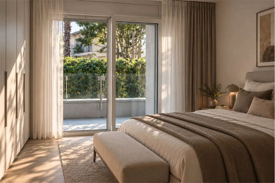 Elegante 3.5 locali con terrazza e vista aperta – foto 8 di 9