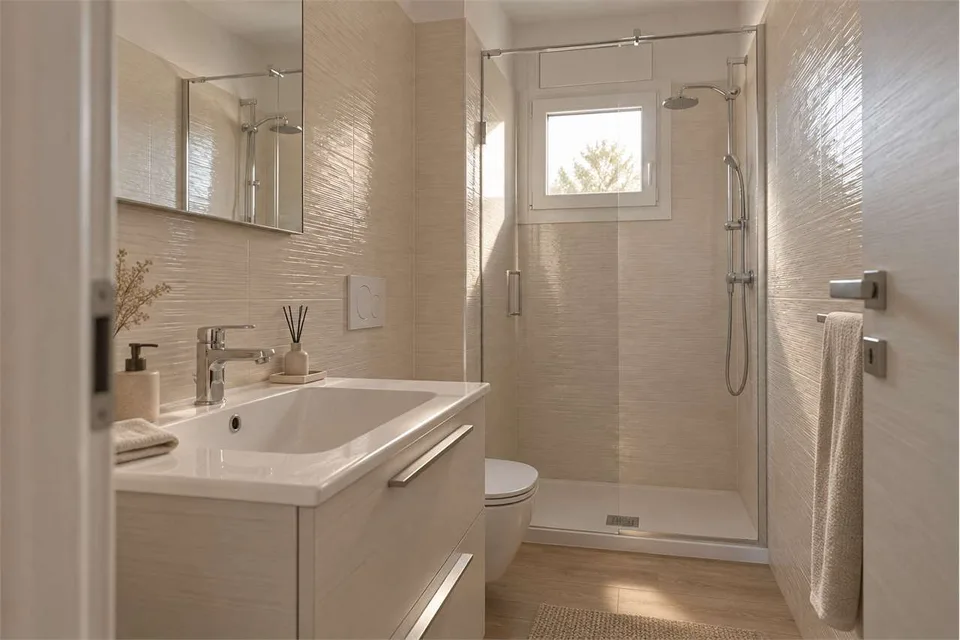Elegante 3.5 locali con terrazza e vista aperta – foto 7 di 9