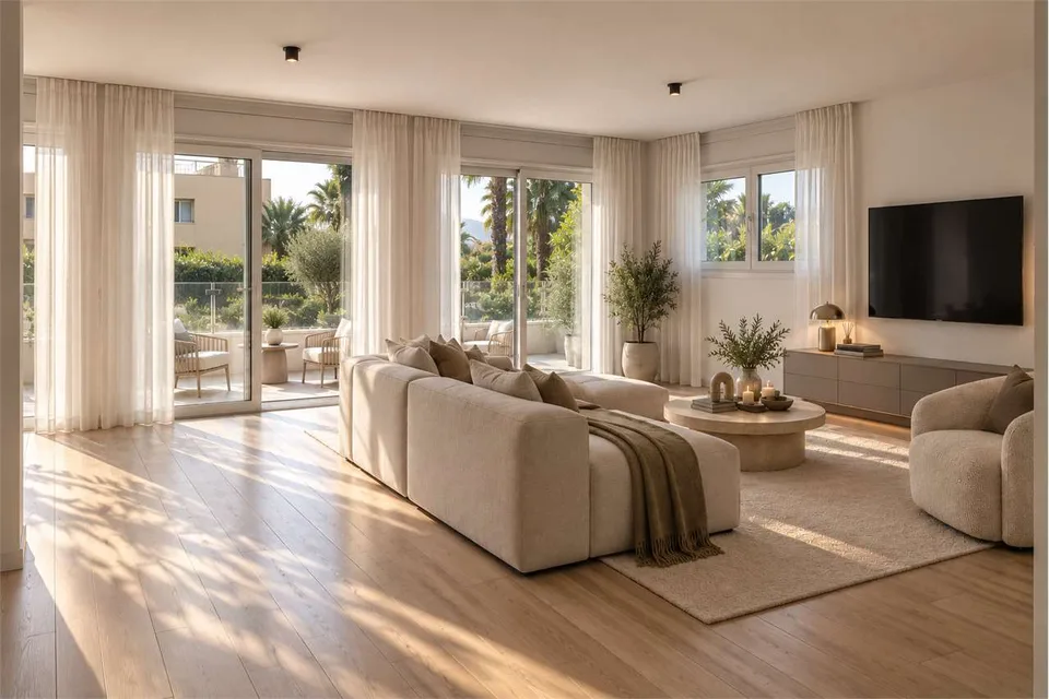 Elegante 3.5 locali con terrazza e vista aperta – foto 5 di 9