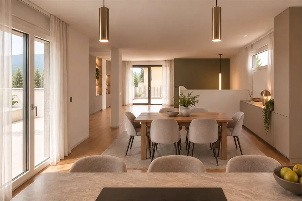 Attico esclusivo con ampie terrazze e vista panoramica – foto 4 di 7