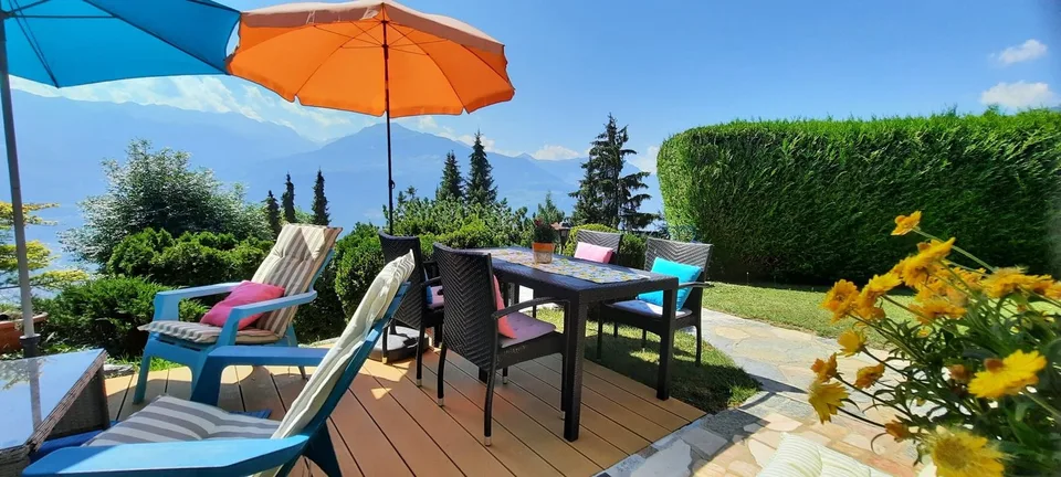 Zentrales Wallis, wunderschönes Chalet mit paradiesischem Blick, erstklassige Lage, Ruhe – Foto 20 von 22