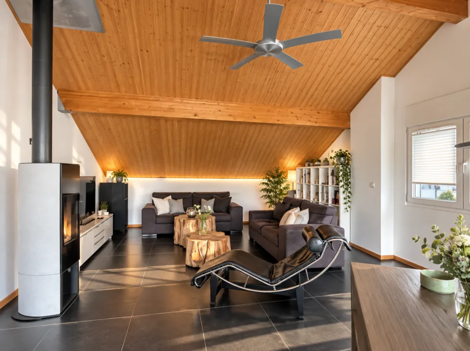 Duplex-Maisonette mit 5,5 Zimmern und 180m2 in einer grünen Oase – Foto 4 von 13