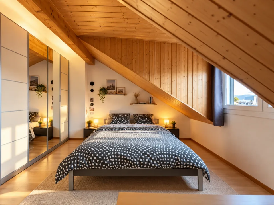 Duplex-Maisonette mit 5,5 Zimmern und 180m2 in einer grünen Oase – Foto 12 von 13