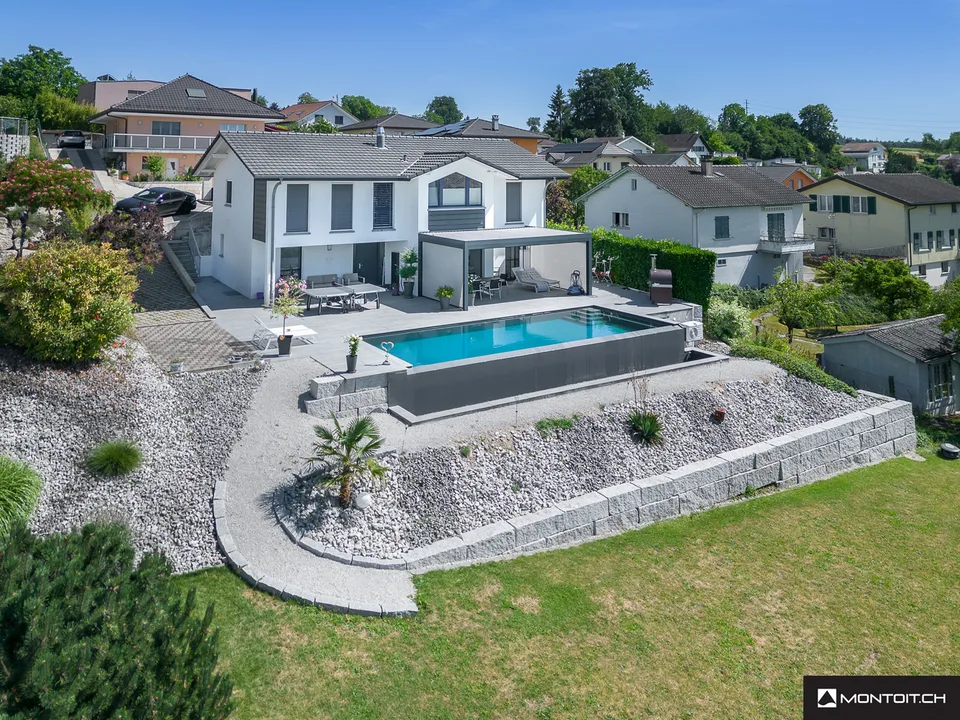Payerne, in vendita, villa individuale moderna di 250 m2 con piscina – foto 6 di 13