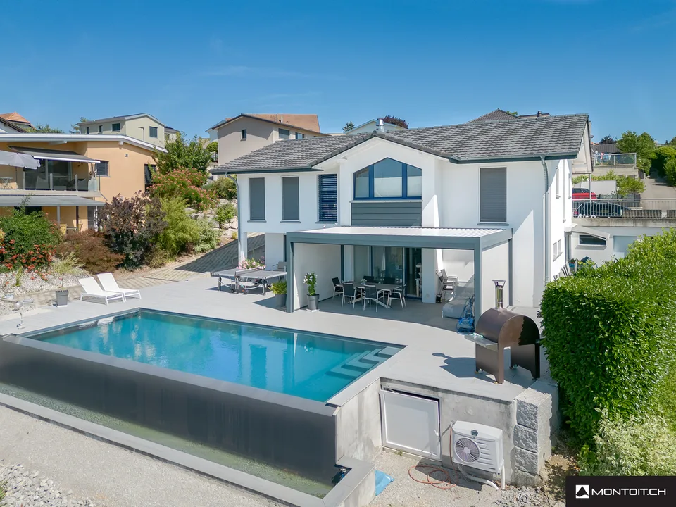 Payerne, in vendita, villa individuale moderna di 250 m2 con piscina – foto 3 di 13