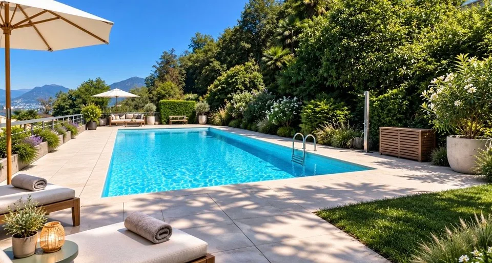Appartamento con terrazza panoramica piscina e splendida vista lago – foto 19 di 20