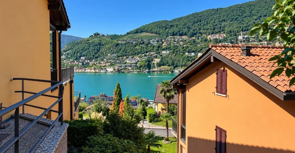 Appartamento con terrazza panoramica piscina e splendida vista lago – foto 15 di 20