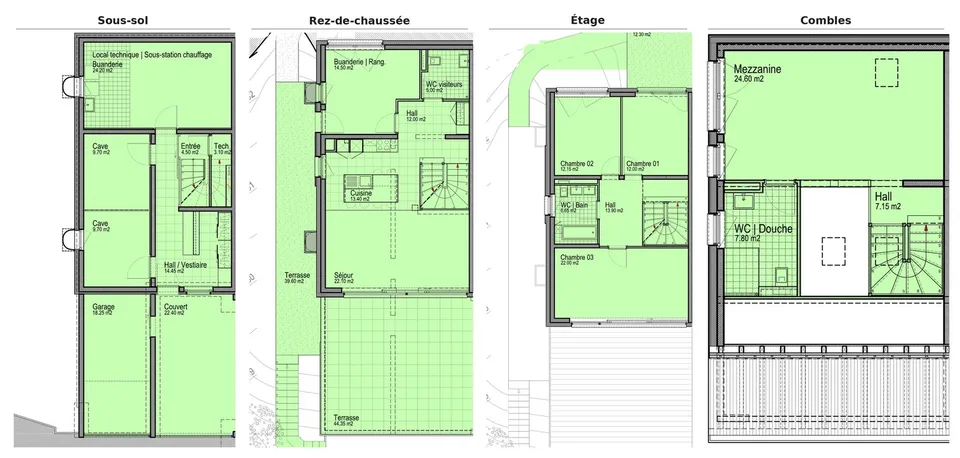 Familienvilla im modernen Stil mit Panoramablick auf den Genfersee – Aran – Foto 13 von 13