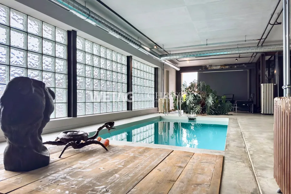 Villa moderna in stile loft con vista lago e piscina interna in vendita a Ronco sopra Ascona – foto 12 di 13