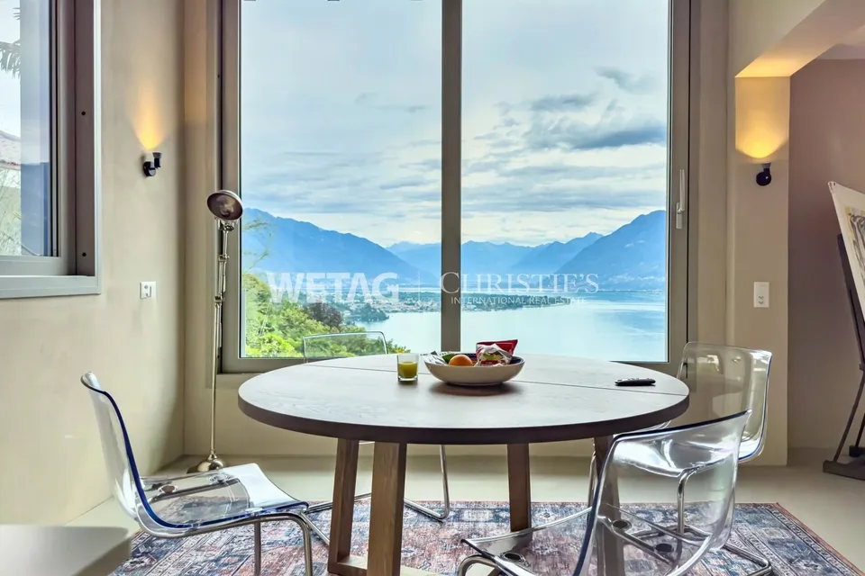 Ronco sopra Ascona: Villa moderna a due famiglie con due appartamenti & vista lago splendida in vendita – foto 9 di 13