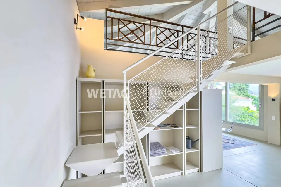 Ronco sopra Ascona: Villa moderna a due famiglie con due appartamenti & vista lago splendida in vendita – foto 10 di 13