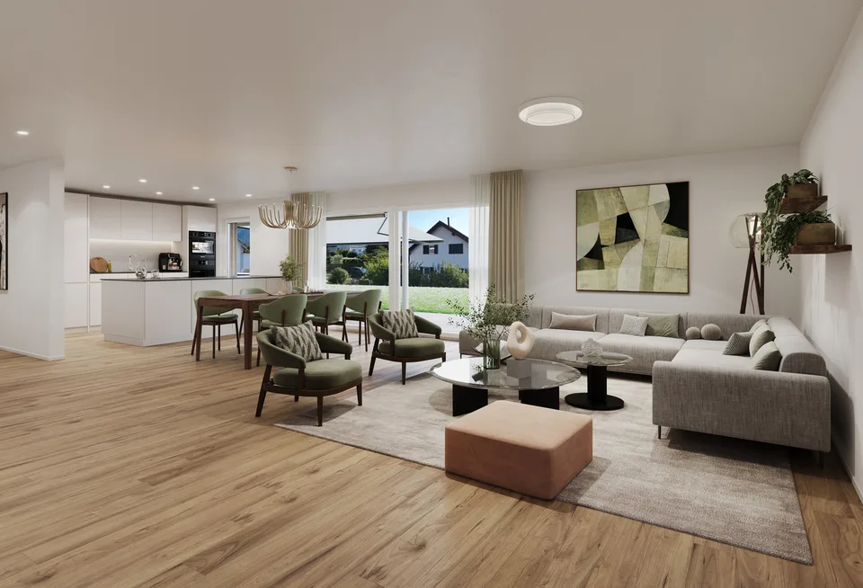 Appartamento 4.5 locali B, al piano terra, 122 m² di superficie abitabile netta e 38m² di terrazza – foto 2 di 11