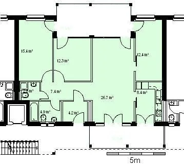 Great apartment with two garden seats... – photo 7 of 7