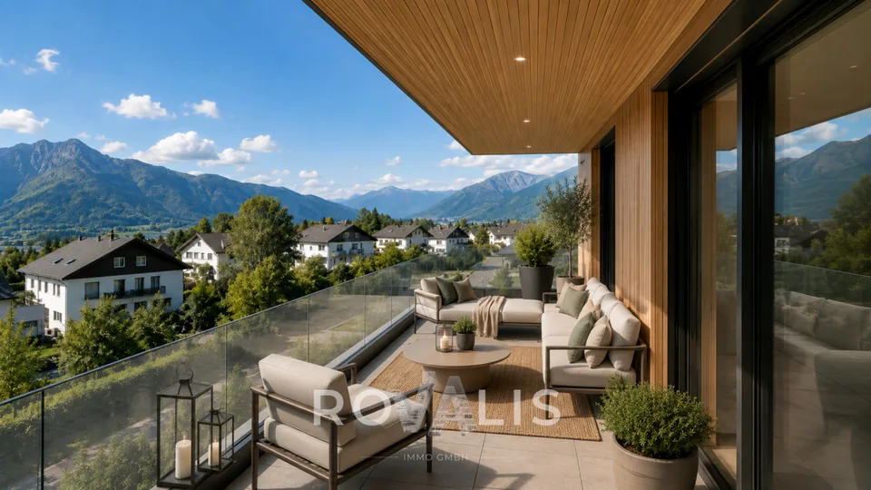 Appartement moderne de 4,5 pièces au 2e étage avec panorama alpin à Gamsen – photo 2 sur 11