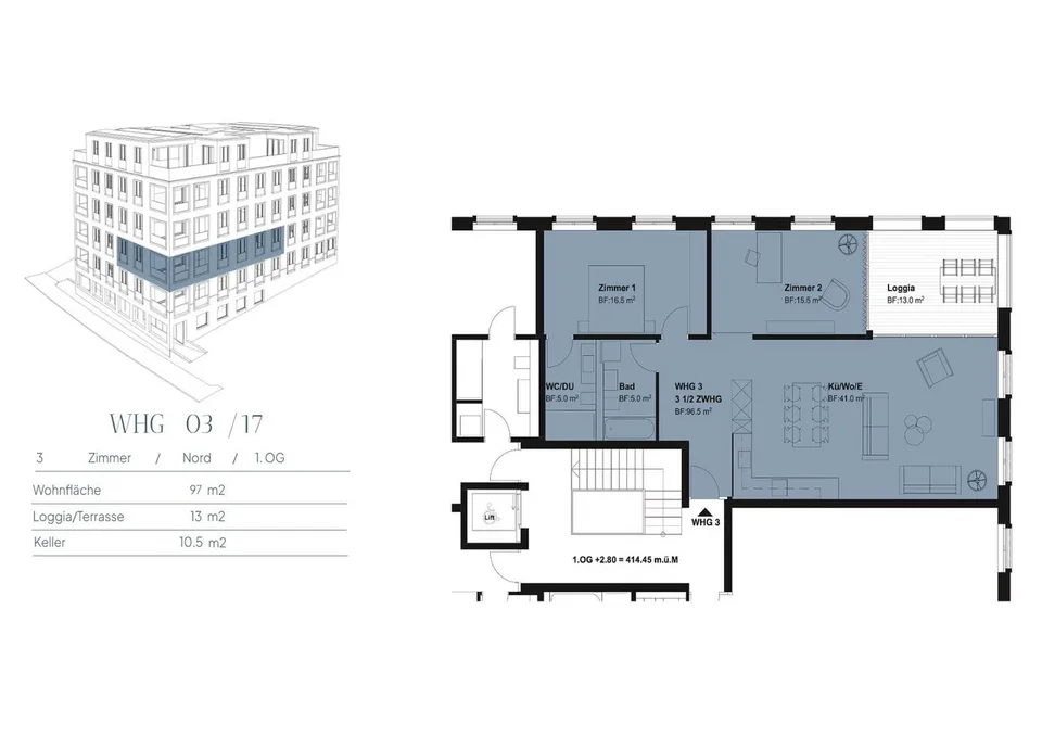 Premier occupant – appartement de 3,5 pièces de nouvelle construction à Wädenswil – photo 12 sur 12