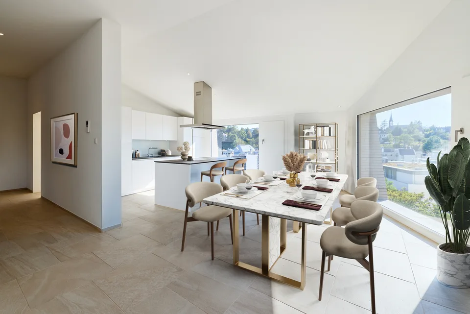 APPARTEMENT ATTIQUE DE LUXE EXCLUSIF AU COEUR DE BURGDORF – photo 4 sur 13