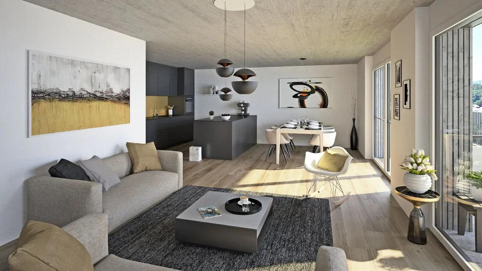 Neubauwohnung: 4.5-Zimmer-Eigentumswohnung im 2. Obergeschoss – Foto 3 von 5