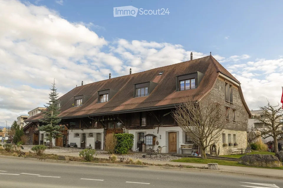 Wohnung mit 3.5 Zimmern im Erdgeschoss mit Terrasse in einer renovierten alten Farm – Foto 12 von 12