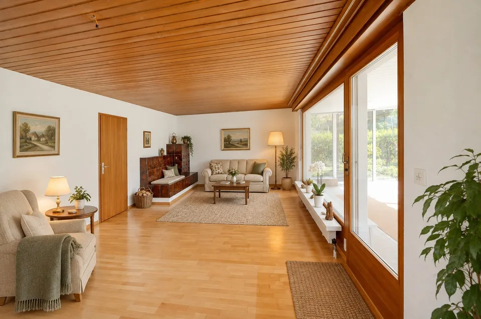 Una casa nel verde con vista panoramica – foto 5 di 9
