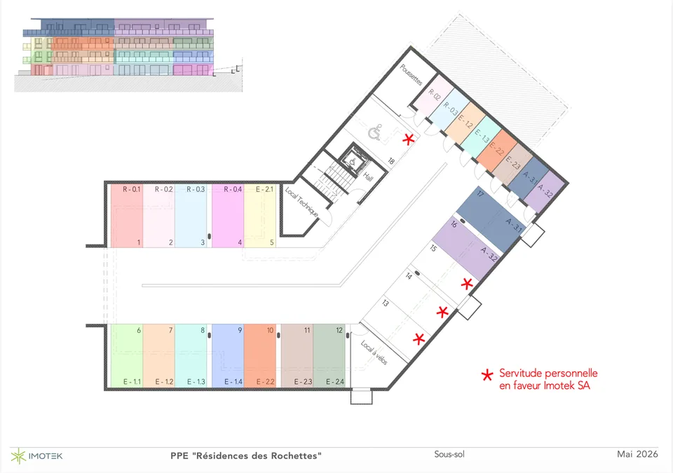 Appartement de 3.5 pièces avec jolie balcon et avec une place de parc – photo 7 sur 8