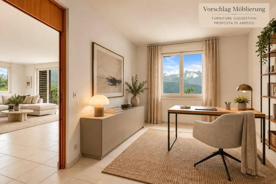 Carona - Una casa di charme con vista lago, terrazza panoramica e un dettaglio che fa la differenza – foto 9 di 17