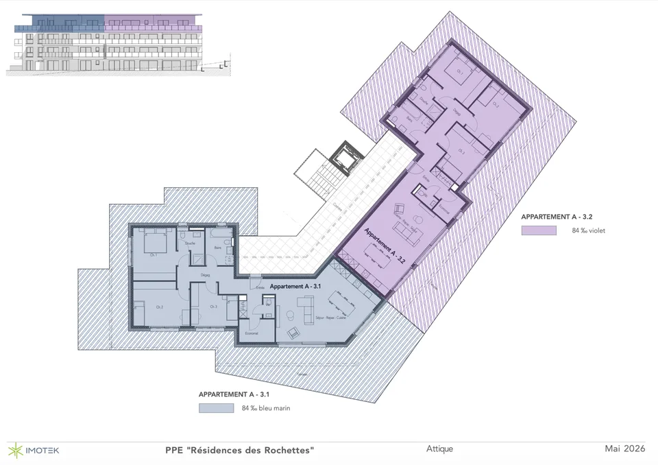 Attico di 4.5 locali con terrazza e giardino – foto 3 di 10