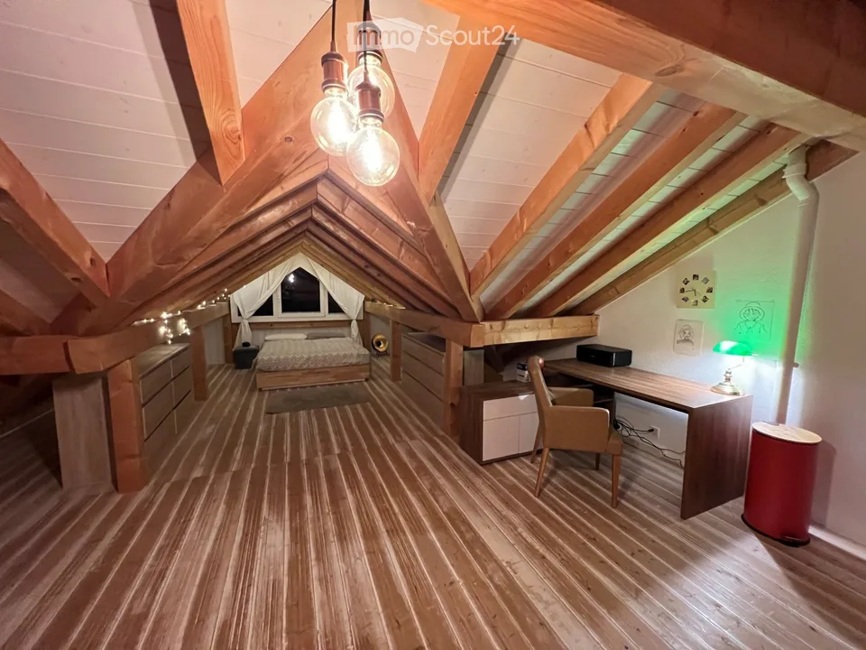 Duplex 3,5 Zimmer möbliert in Neyruz ohne vis-à-vis mit Aussicht – Foto 3 von 5
