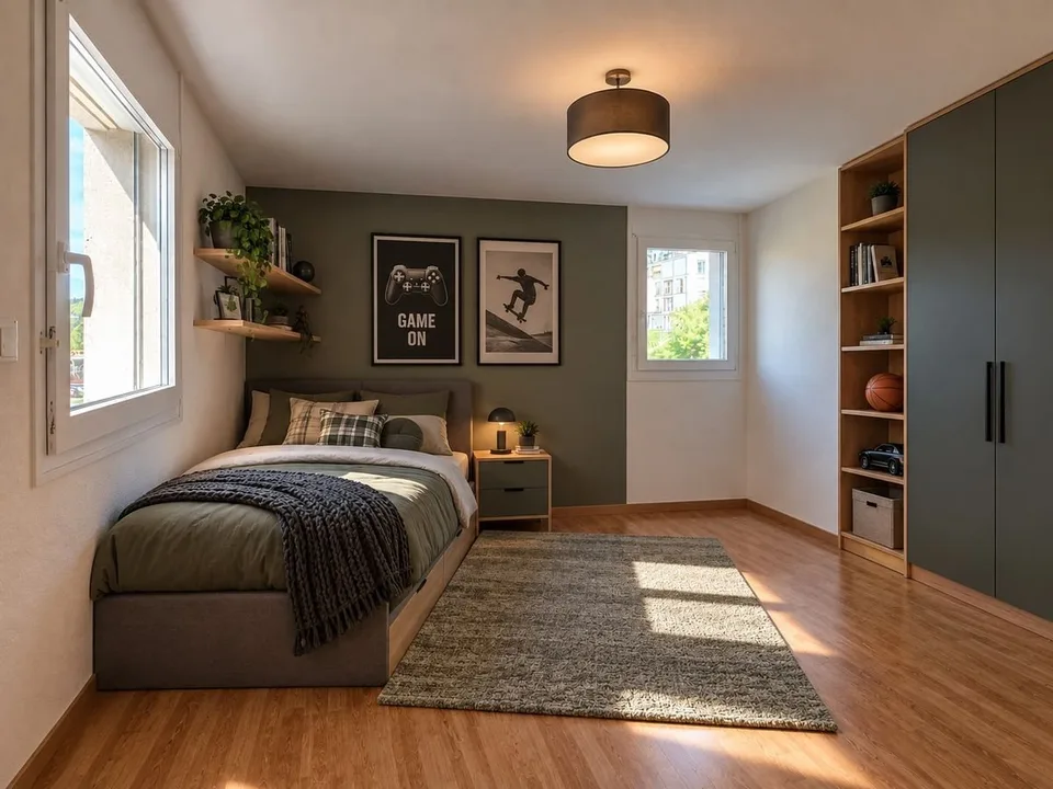 Appartement 5,5 pièces avec terrasse, garage double et place de parc extérieure – photo 6 sur 13