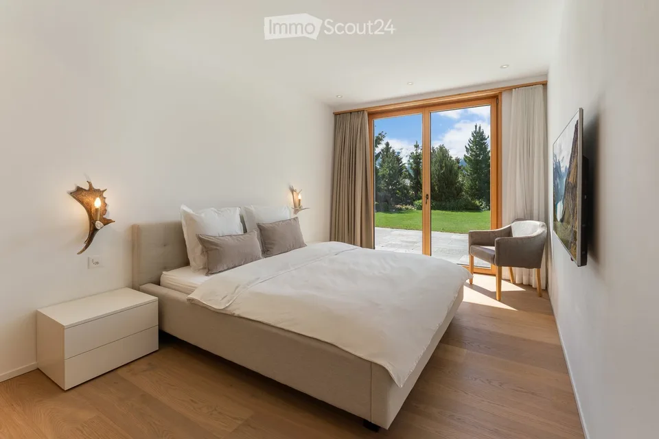 Chalet in Lantsch/Lenz mit Zweitwohnsitz-Status – Foto 5 von 9