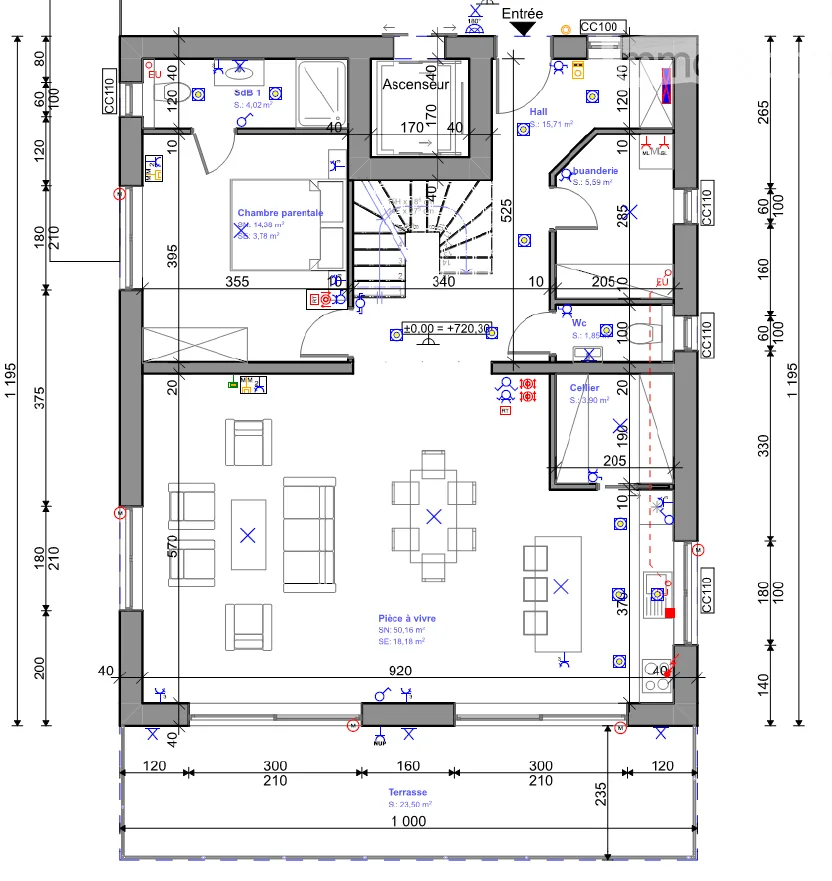 RÉSIDENCE BOVERY 9 - Attique de 5.5 pcs - Chantier ouvert - Dernier lot disponible ! – photo 3 sur 7