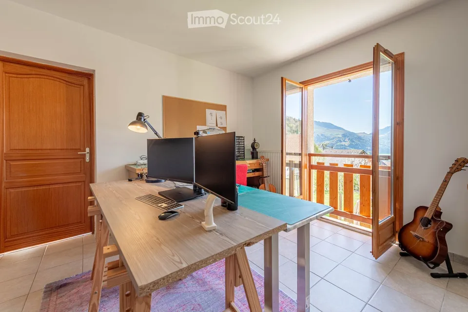 Habère-poche – 230 m² – 6 camere – terreno edificabile 1 606 m² – vista panoramica – foto 4 di 5