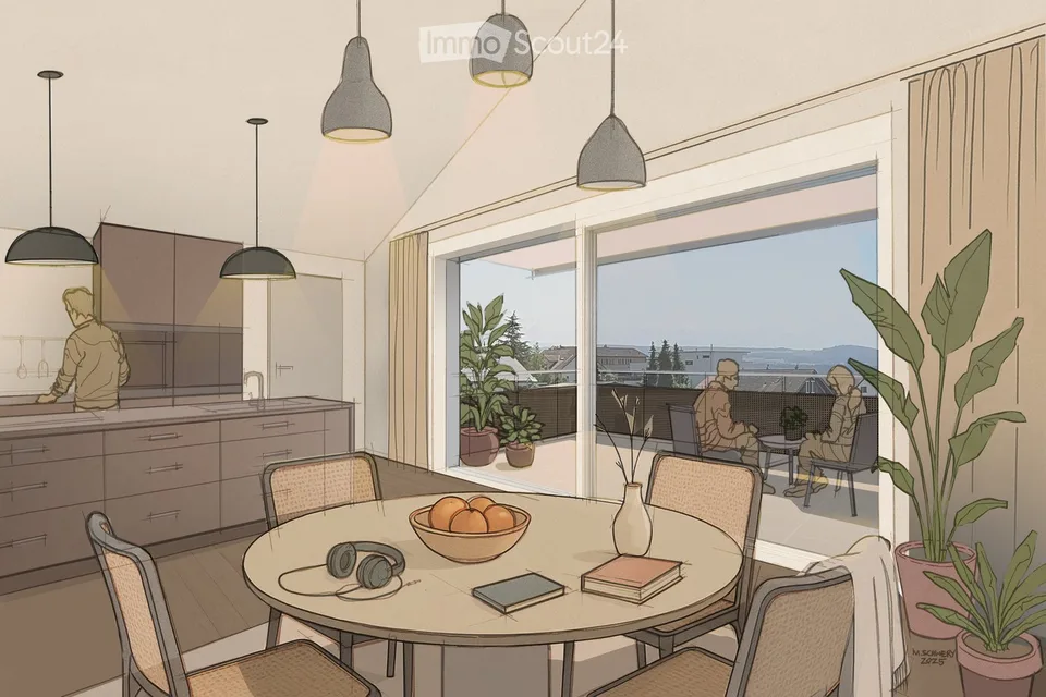 Wohnen mit Weitblick - Neubauprojekt in Künten Aargau – Foto 3 von 5