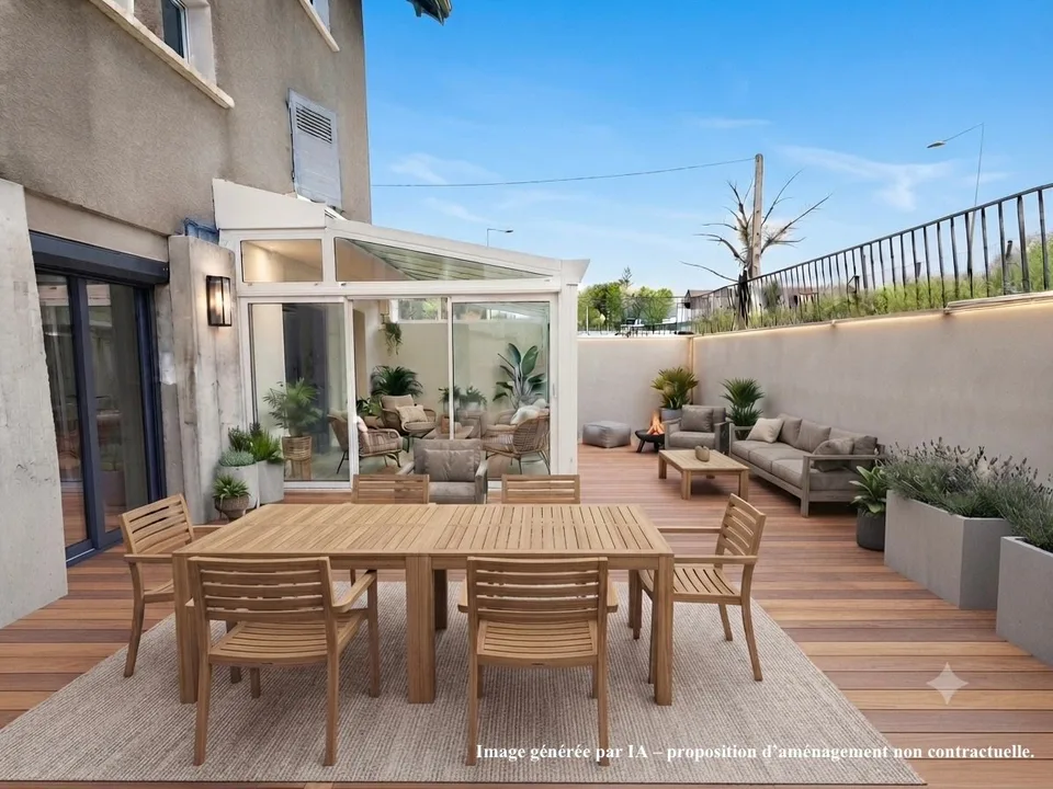 T4 entièrement rénové avec jardin, terrasse et véranda Thonon-les-Bains – photo 7 sur 8