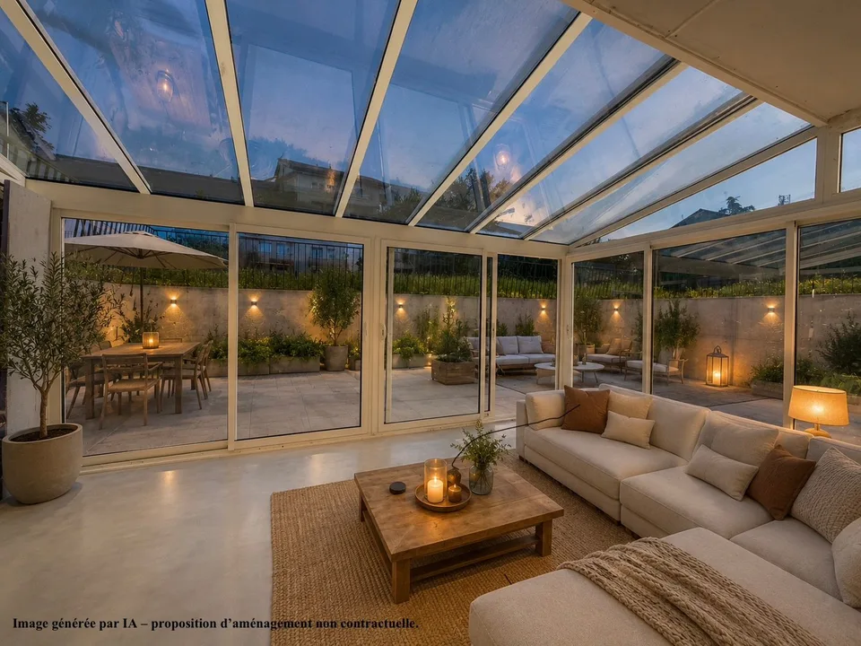 T4 entièrement rénové avec jardin, terrasse et véranda Thonon-les-Bains – photo 2 sur 8