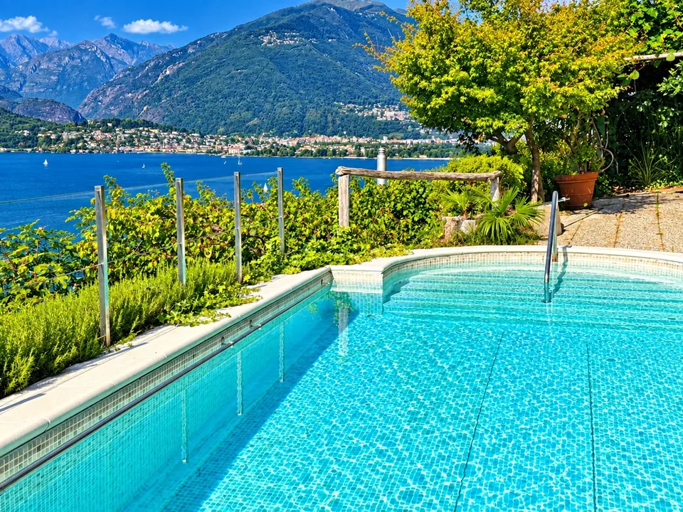 Villa con piscina e vista spettacolare sul Lago - Villa mit Pool und Panoramablick – photo 4 sur 30