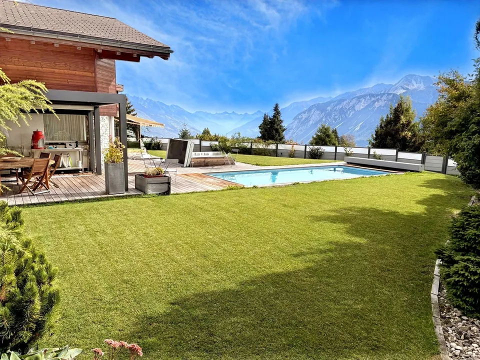 Maison familiale avec piscine et espace bien-être, Randogne - Bluche – photo 3 sur 9