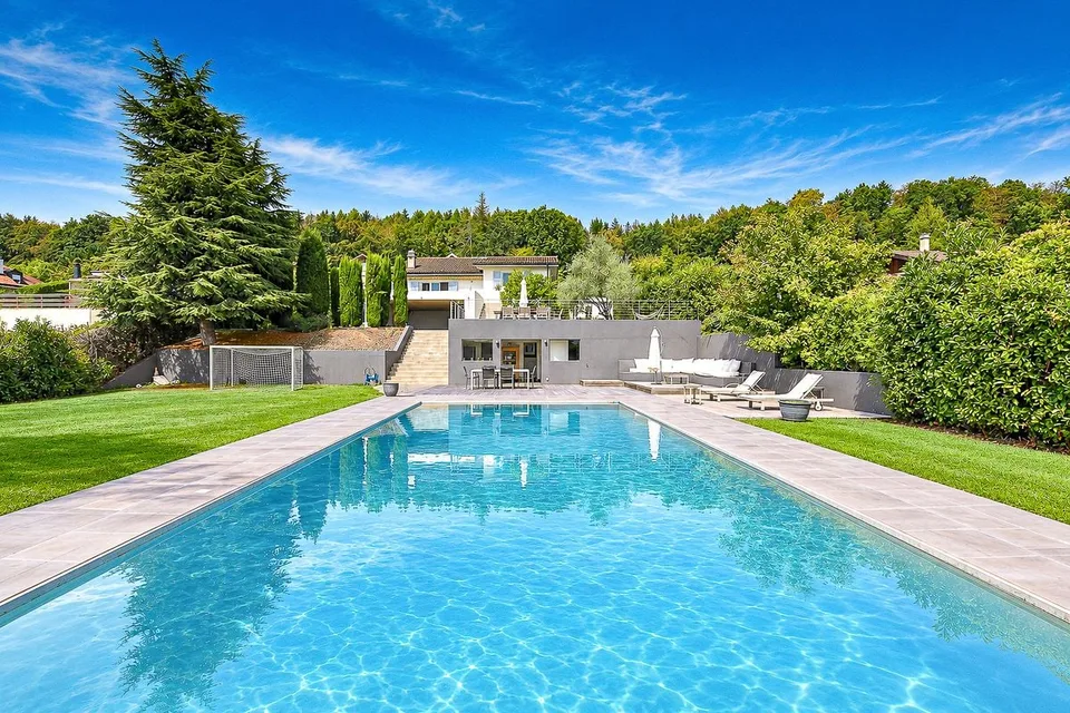 Superba villa con vista panoramica sul Lago di Ginevra, le Alpi e il Monte Bianco – foto 5 di 13
