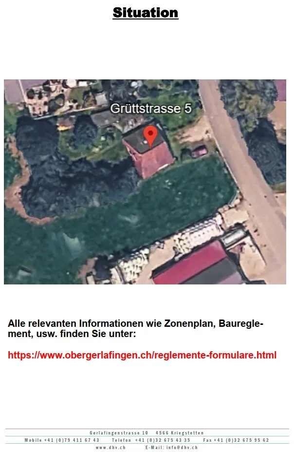 Bauland in ruhiger Lage – Grüttstrasse 5, Obergerlafingen – Foto 5 von 13
