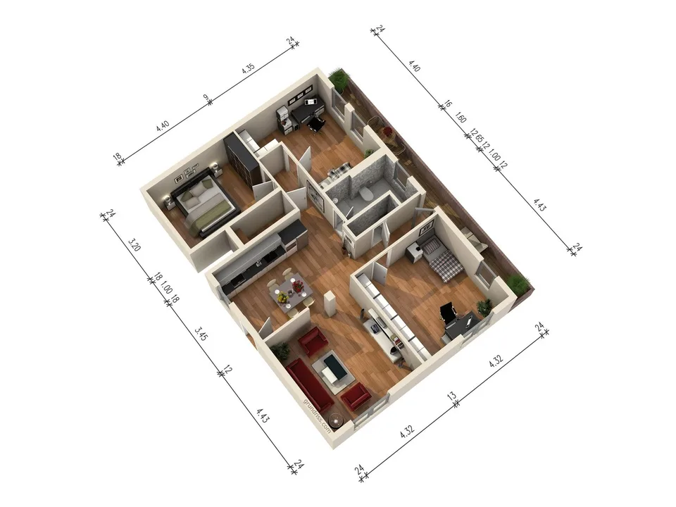 Komplett sanierte 4.5 - Zimmerwohnung in Seftigen – Foto 3 von 13