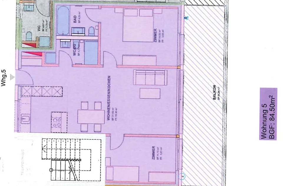 Modern 3.5-room apartment with balcony in Biberist – photo 11 of 11