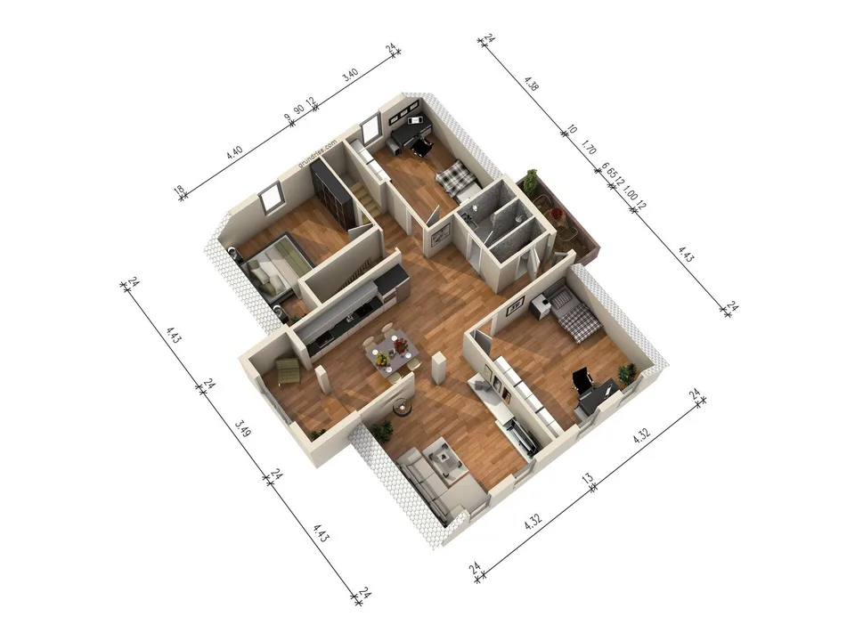 Komplett sanierte 4.5 Zimmer-Dachwohnung in Seftigen – Foto 3 von 13