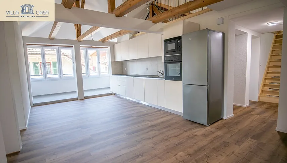 Komplett sanierte 4.5 Zimmer-Dachwohnung in Seftigen – Foto 12 von 13