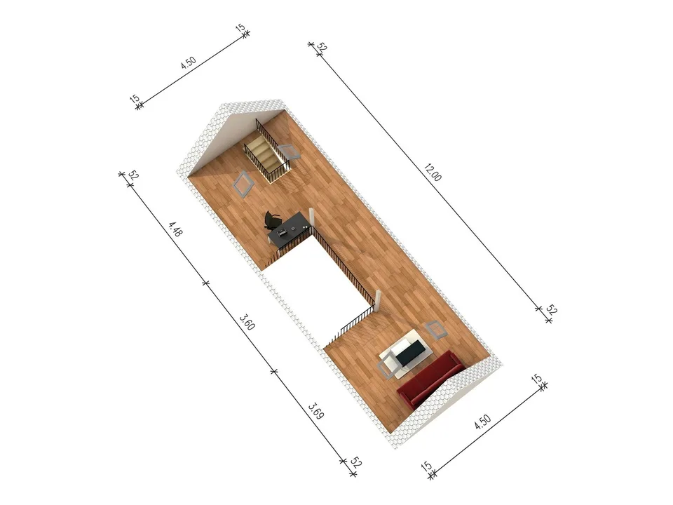 Komplett sanierte 4.5 Zimmer-Dachwohnung in Seftigen – Foto 5 von 13