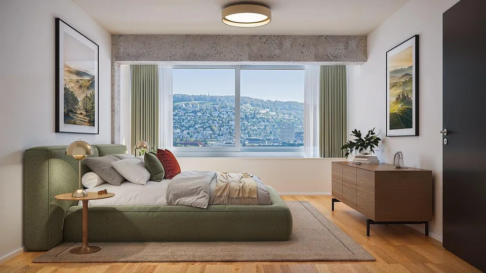 Über den Dächern von Zürich 3.5-Zimmerwohnung im 17. Stock – Foto 6 von 7