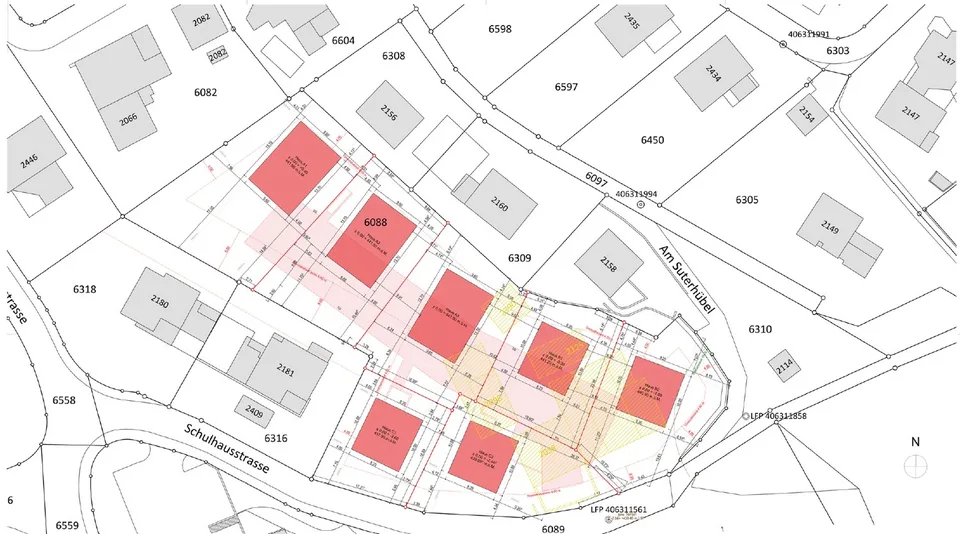 Terreno con progetto di costruzione nuova per 7 case unifamiliari – foto 2 di 3