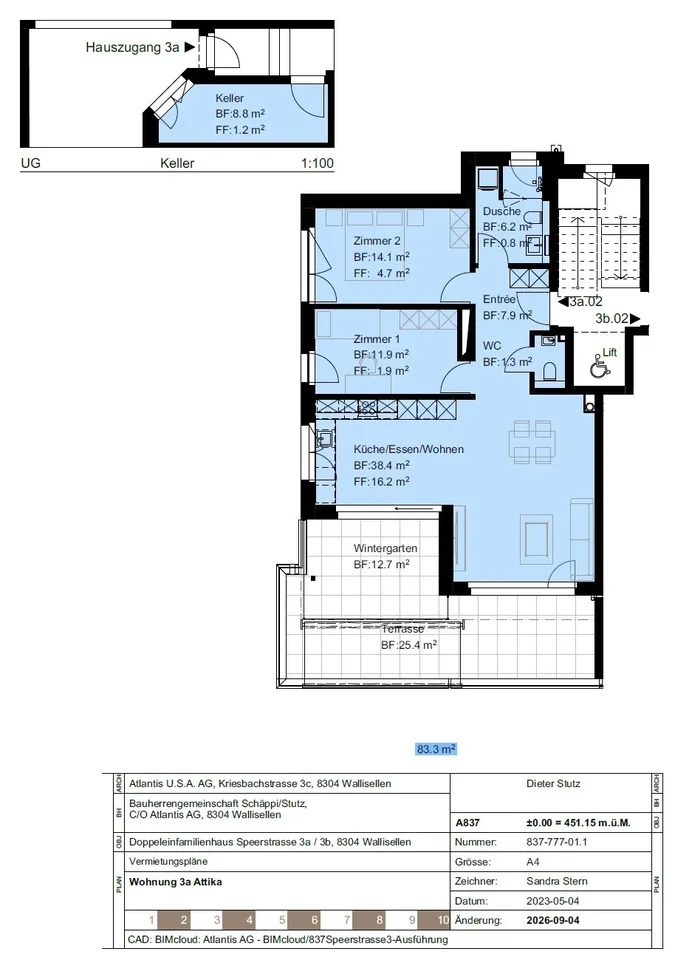 ERSTVERMIETUNG Traumwohnung im Herzen von Wallisellen – Foto 6 von 7