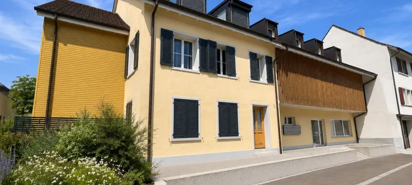 Incantevole appartamento maisonette 4.5 locali a Oberdorf BL – Edificio storico, ristrutturato in modo moderno – foto 3 di 8